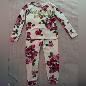 Floral Kids Pajamas - Pink and Green - Size 3T from PLACE